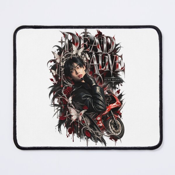 Item preview, Sung Hanbin DEAD ALIVE Crimson Black Art | Gothic Lettering designed and sold by Valeree Store.