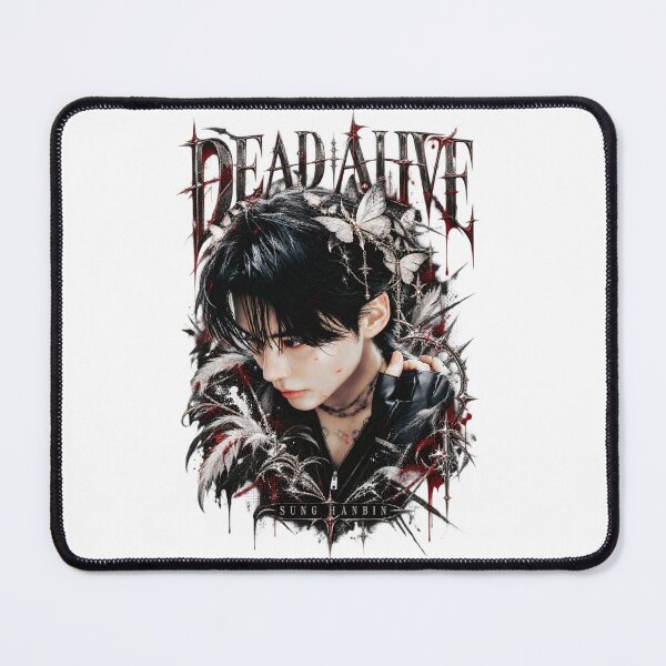 Item preview, Sung Hanbin DEAD ALIVE Metallic Gothic | Edgy Kpop Visual designed and sold by Valeree Store.