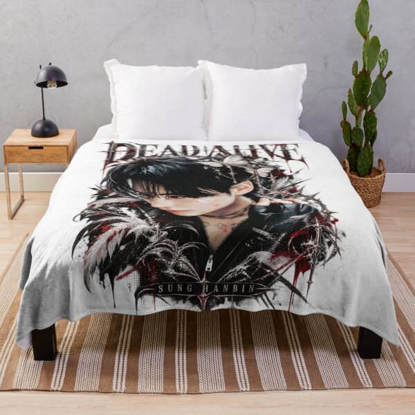 Item preview, Sung Hanbin DEAD ALIVE Metallic Gothic | Edgy Kpop Visual designed and sold by Valeree Store.