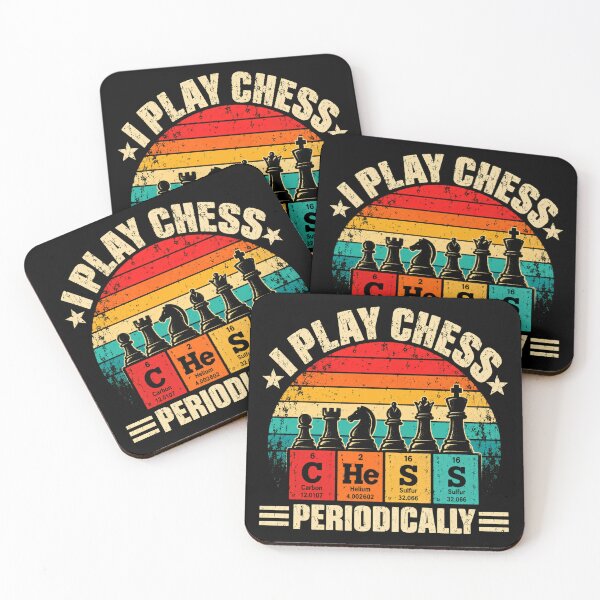 Item preview, I Play Chess Periodically Chess Player Chemistry Periodic Table Science Lover designed and sold by SkeletonsDanger.