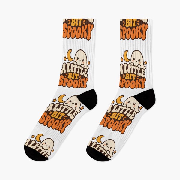 Item preview, A Little Bit Spooky Cute Ghost Retro Halloween designed and sold by InspiredCreatives.
