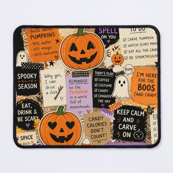 Item preview, Playful colorful collage with Halloween quotes and sayings designed and sold by 4Seasons.