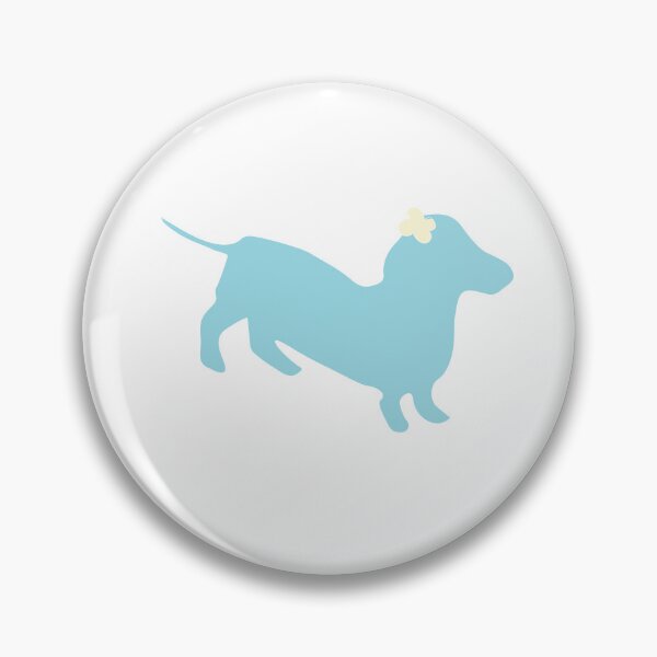 Item preview, Delightful Dachshunds in turquoise designed and sold by Quiet Waters Design.
