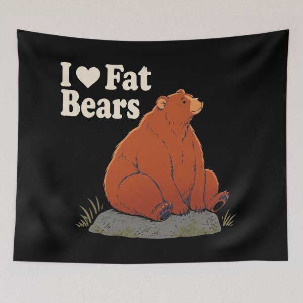 Item preview, I Love Fat Bears designed and sold by CallistoPonte.