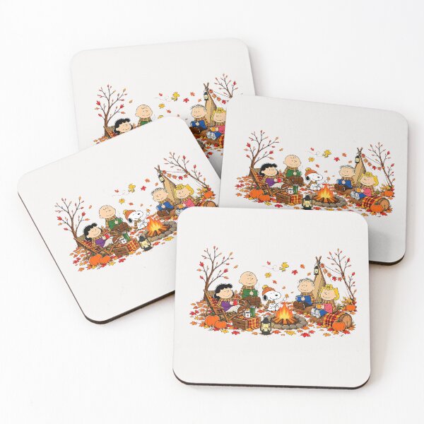 Item preview, Peanuts makes a campfire Thanksgiving  designed and sold by PrestonoPrescot.