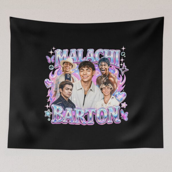 Item preview, malachi barton aesthetic collage – warm retro portrait art designed and sold by FrankBrown7.