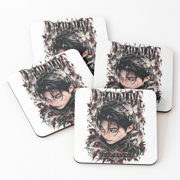 Item preview, Sung Hanbin DEAD ALIVE Cracked Glass | Gothic Collage Art designed and sold by Valeree Store.