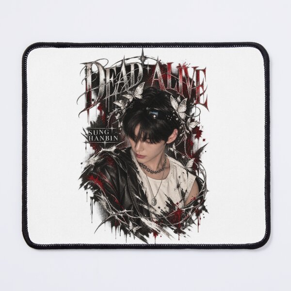 Item preview, Sung Hanbin DEAD ALIVE Shattered Portrait | Red Silver Art designed and sold by Valeree Store.