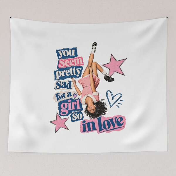 Item preview, Olivia Rodrigo Girl So In Love Quote designed and sold by SaturnClub.