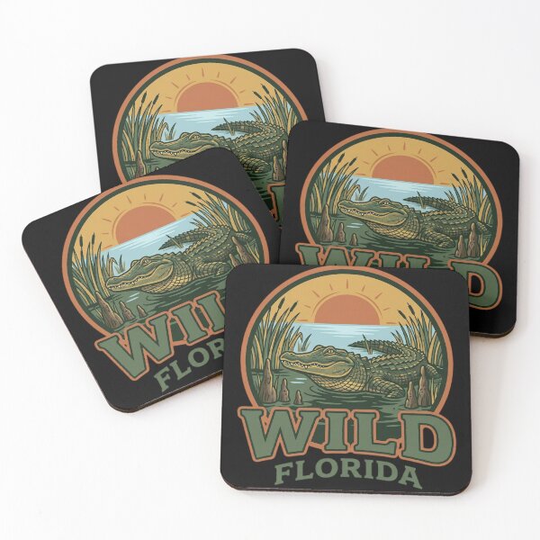 Item preview, Wild Florida Alligator Swamp Vintage Outdoor designed and sold by mood-draftsman.
