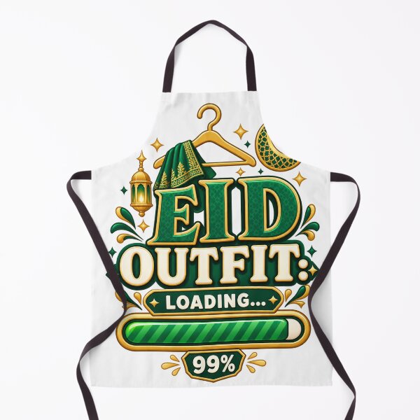 Item preview, Eid Outfit Loading Funny Eid Preparation Design designed and sold by ys96.