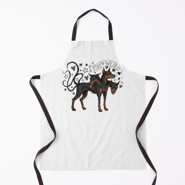 Item preview, Stay Weird — Doberman Cerberus designed and sold by Spellhound.