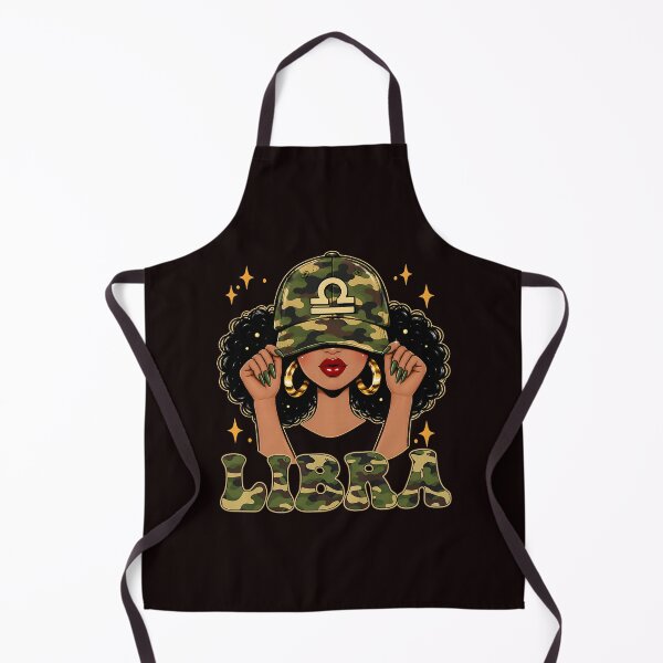 Item preview, Libra Queen Camo African Black Woman designed and sold by ImeldaSparks.