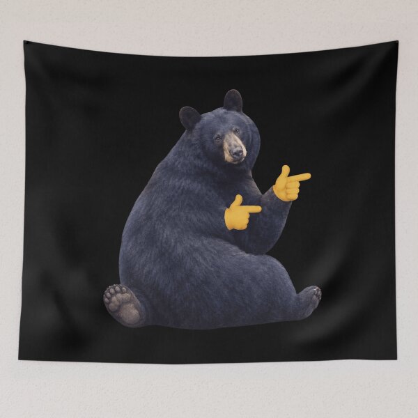 Item preview, Fat Bear Pointing designed and sold by CallistoPonte.