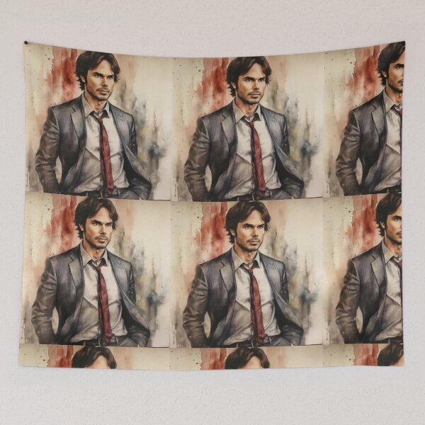 Item preview, Ian Somerhalder Watercolor designed and sold by Solace Sparkles.