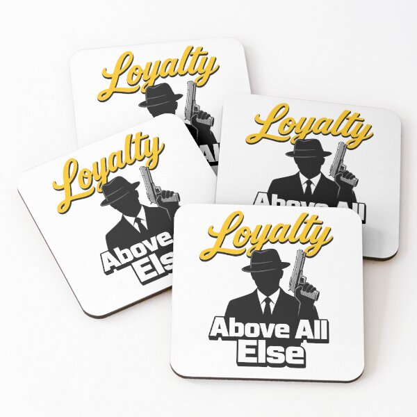 Item preview, Loyalty Above All Else Gangster Silhouette designed and sold by debrasande.