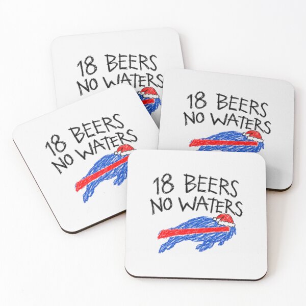 Item preview, 18-Beers-No-Waters-Bills Santa Hat Christmas Funny  designed and sold by PrestonoPrescot.
