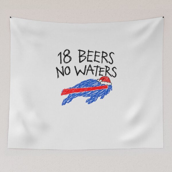 Item preview, 18-Beers-No-Waters-Bills Santa Hat Christmas Funny  designed and sold by PrestonoPrescot.