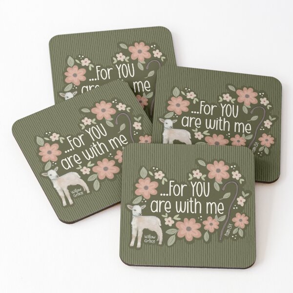Item preview, For you are with me - psalm 23:4 designed and sold by Willow & Grace Designs.