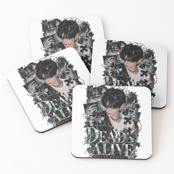 Item preview, Sung Hanbin DEAD ALIVE Black Red Collage | Retro Graphic designed and sold by Valeree Store.