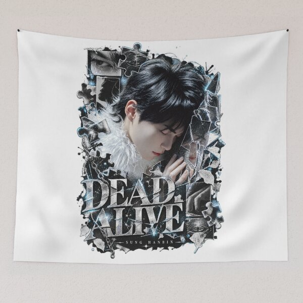 Item preview, Sung Hanbin DEAD ALIVE Distressed Graphic | Punk Aesthetic designed and sold by Valeree Store.