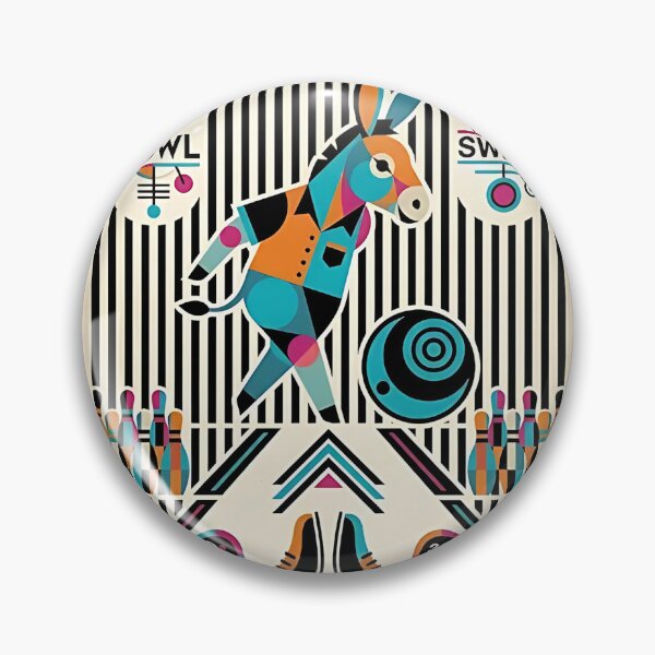 Item preview, Miniature Donkey Bowling Champion designed and sold by PictoVibe.