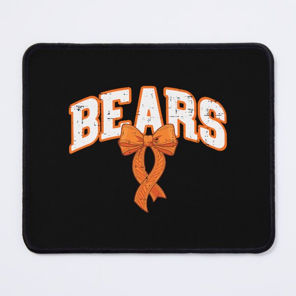 Item preview, Bears Orange Ribbon Bow Football Season designed and sold by khdmalakarak.
