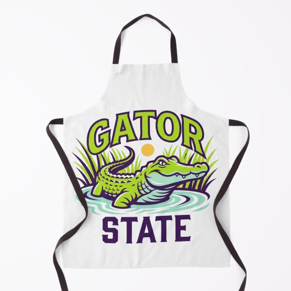Item preview, Gator State Collegiate Alligator Sports Mascot designed and sold by mood-draftsman.