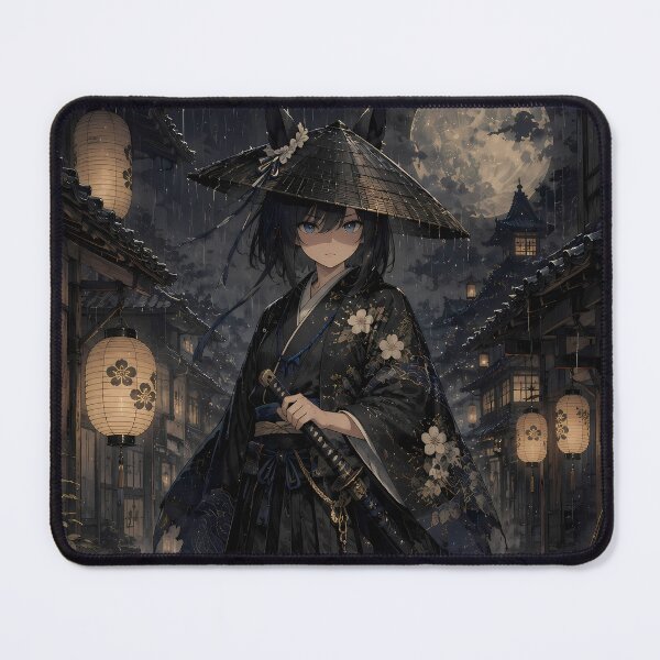 Item preview, Eishin Flash Uma Musume Rainy Moonlit Samurai Street designed and sold by mildaclairmo.