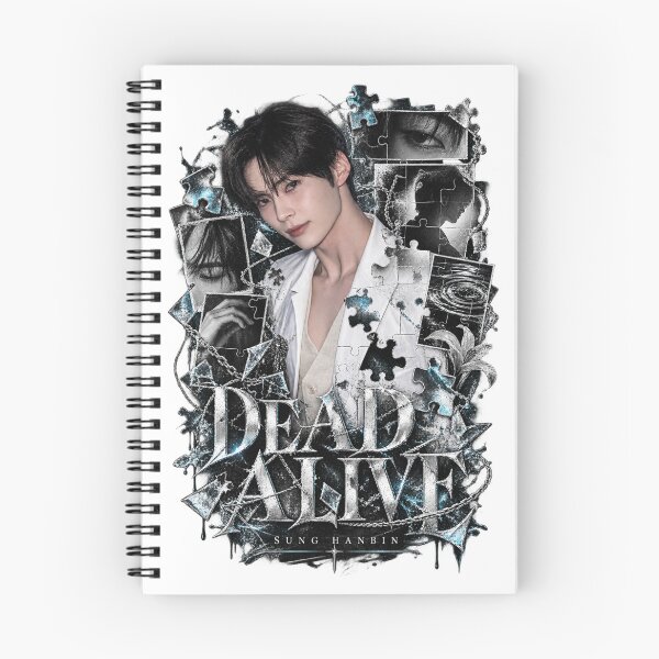 Item preview, Sung Hanbin DEAD ALIVE Distressed Print | Gothic Streetwear designed and sold by Valeree Store.
