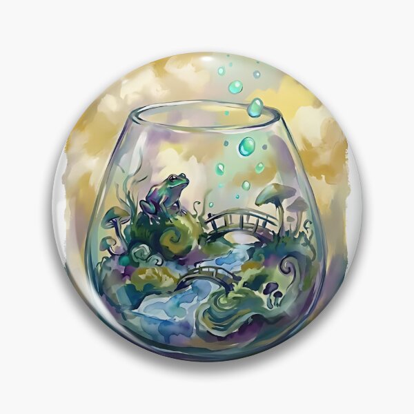 Item preview, Poison Dart Frog Terrarium Garden designed and sold by PictoVibe.