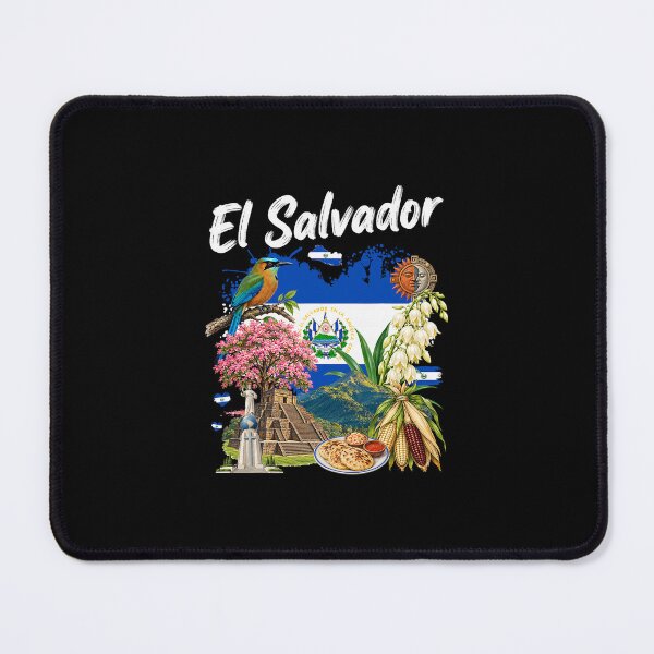 Item preview, El Salvador Heritage Flag Collage for Salvadoran Pride designed and sold by clarabersetart.