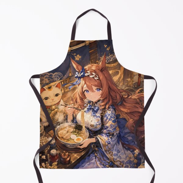 Item preview, Super Creek Uma Musume Cozy Ramen Lantern Evening designed and sold by mildaclairmo.