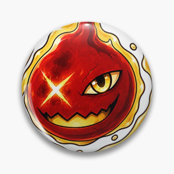 Item preview, Inferno Grin – The Mischievous Fire Spirit designed and sold by Nomad 5868.