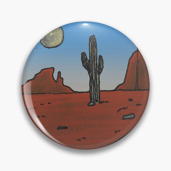 Item preview, Desert Saguaro Cactus Retro Southwest Landscape designed and sold by VroynessAppar.