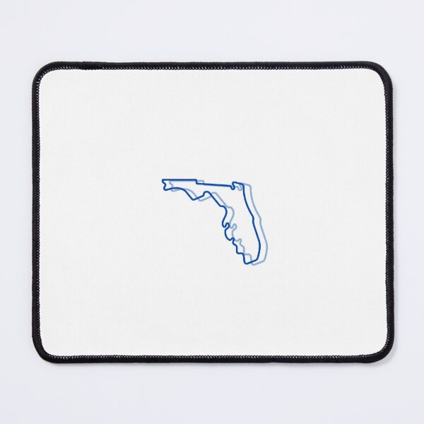 Item preview, Florida State Outline – Minimalist Blue Florida Map Design designed and sold by AandBCollective.