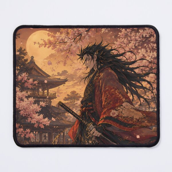 Item preview, Tahomaru Dororo Cherry Blossom Sunset Samurai designed and sold by mildaclairmo.