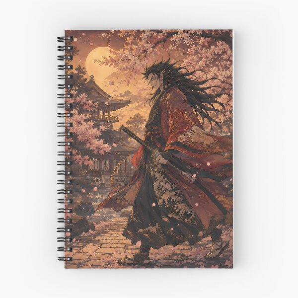 Item preview, Tahomaru Dororo Cherry Blossom Sunset Samurai designed and sold by mildaclairmo.