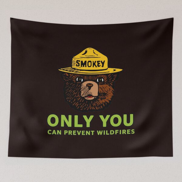 Item preview, Smokey Bear Only You Prevent Wildfires  designed and sold by ThoughtPatch.