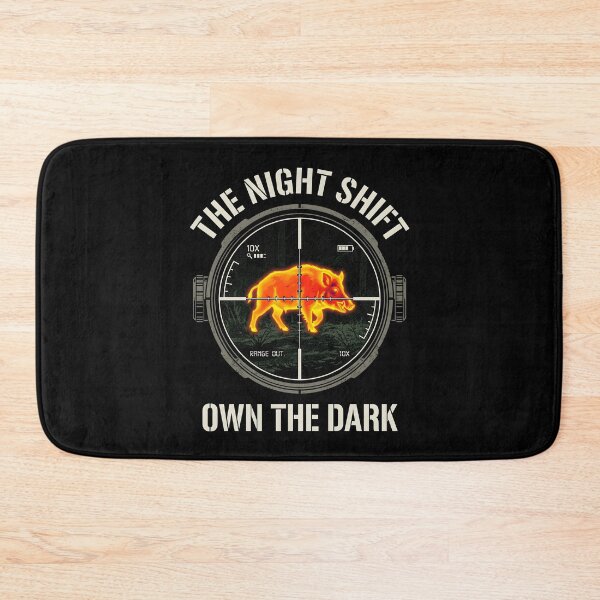 Item preview, The Night Shift Own The Dark | Thermal Scope Hog Hunting Design | Wild Boar Night Hunter Gift | Feral Hog Apparel designed and sold by Luminari Creations.
