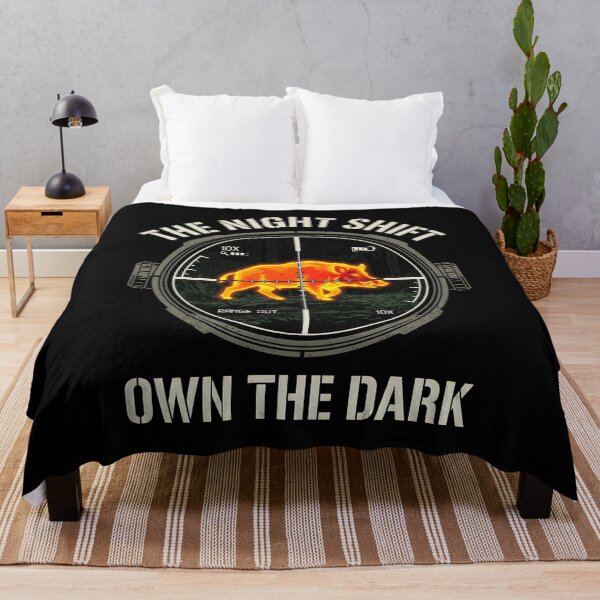 Item preview, The Night Shift Own The Dark | Thermal Scope Hog Hunting Design | Wild Boar Night Hunter Gift | Feral Hog Apparel designed and sold by Luminari Creations.