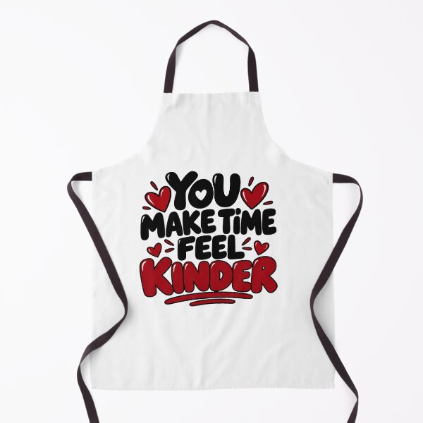 Item preview, You Make Time Feel Kinder – Bold Romantic Love Quote designed and sold by Lovestickerco.