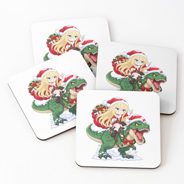 Item preview, Rachel Gardner Angels of Death Christmas T Rex Ride designed and sold by mildaclairmo.