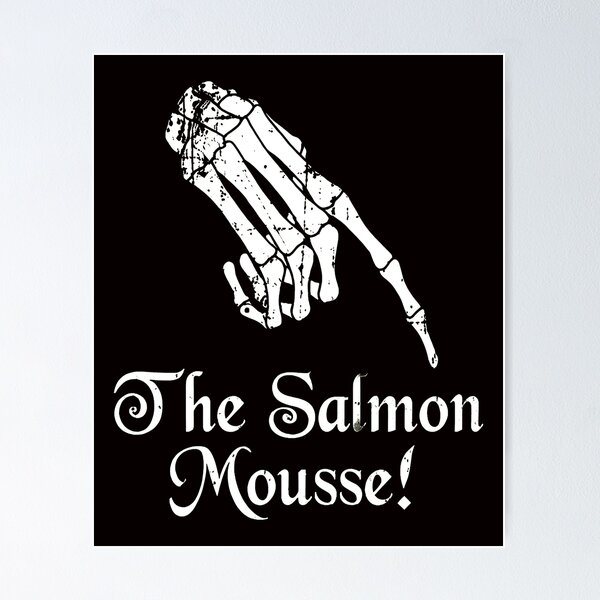 Item preview, Skeleton Hand Pointing The Salmon Mousse designed and sold by Tussy-shop.