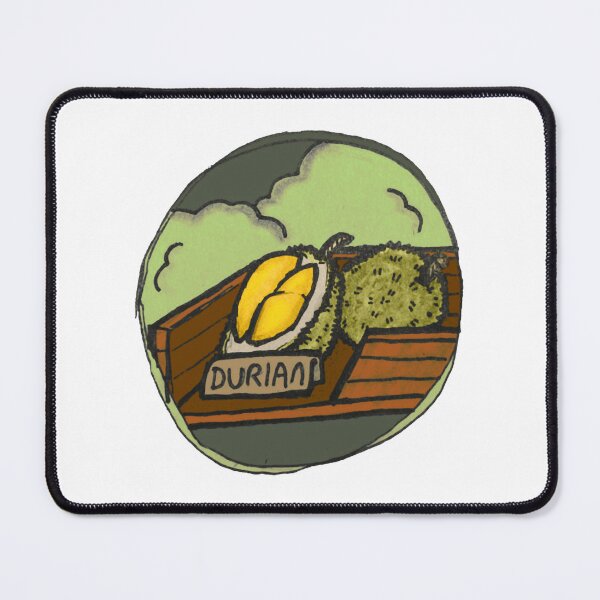 Item preview, Sliced Durian Fruit Exotic Tropical Food Illustration designed and sold by VroynessAppar.