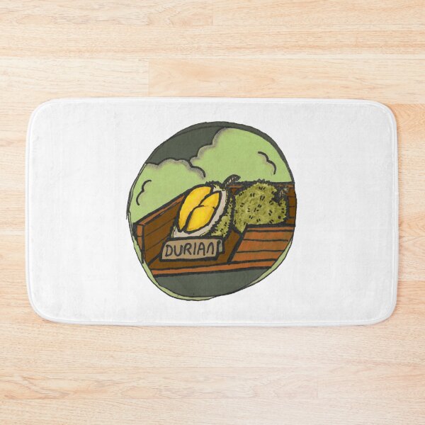 Item preview, Sliced Durian Fruit Exotic Tropical Food Illustration designed and sold by VroynessAppar.