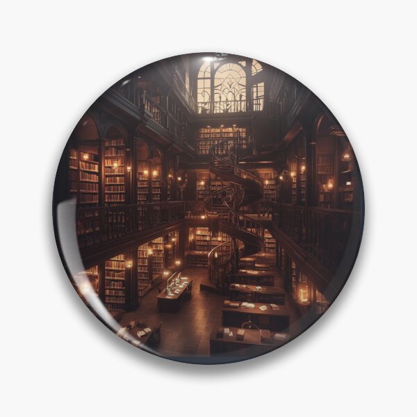Item preview, The Enchanted Library – Gothic Dark Academia designed and sold by DreamyPixStudio.