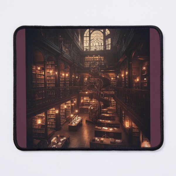 Item preview, The Enchanted Library – Gothic Dark Academia designed and sold by DreamyPixStudio.