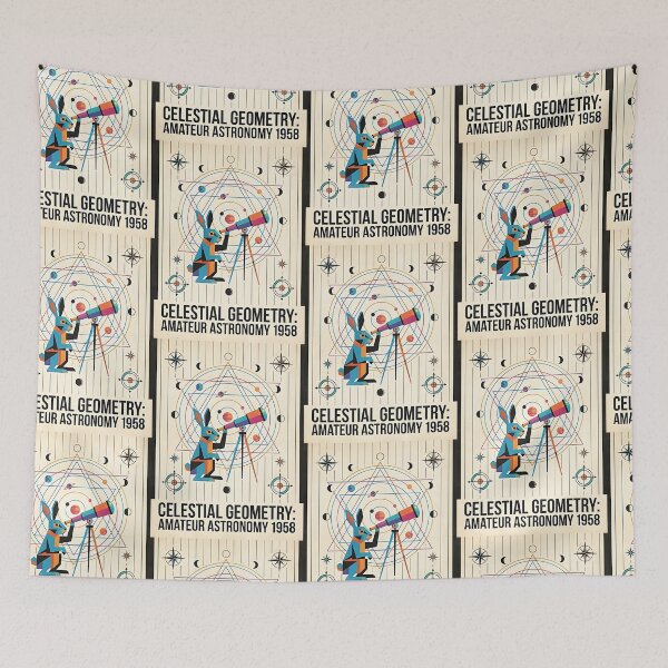 Item preview, Dutch Rabbit Stargazing Astronomer designed and sold by PictoVibe.
