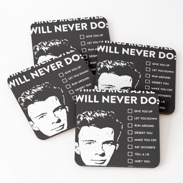 Item preview, Things Rick Astley Will Never Do designed and sold by CathyWalker6.